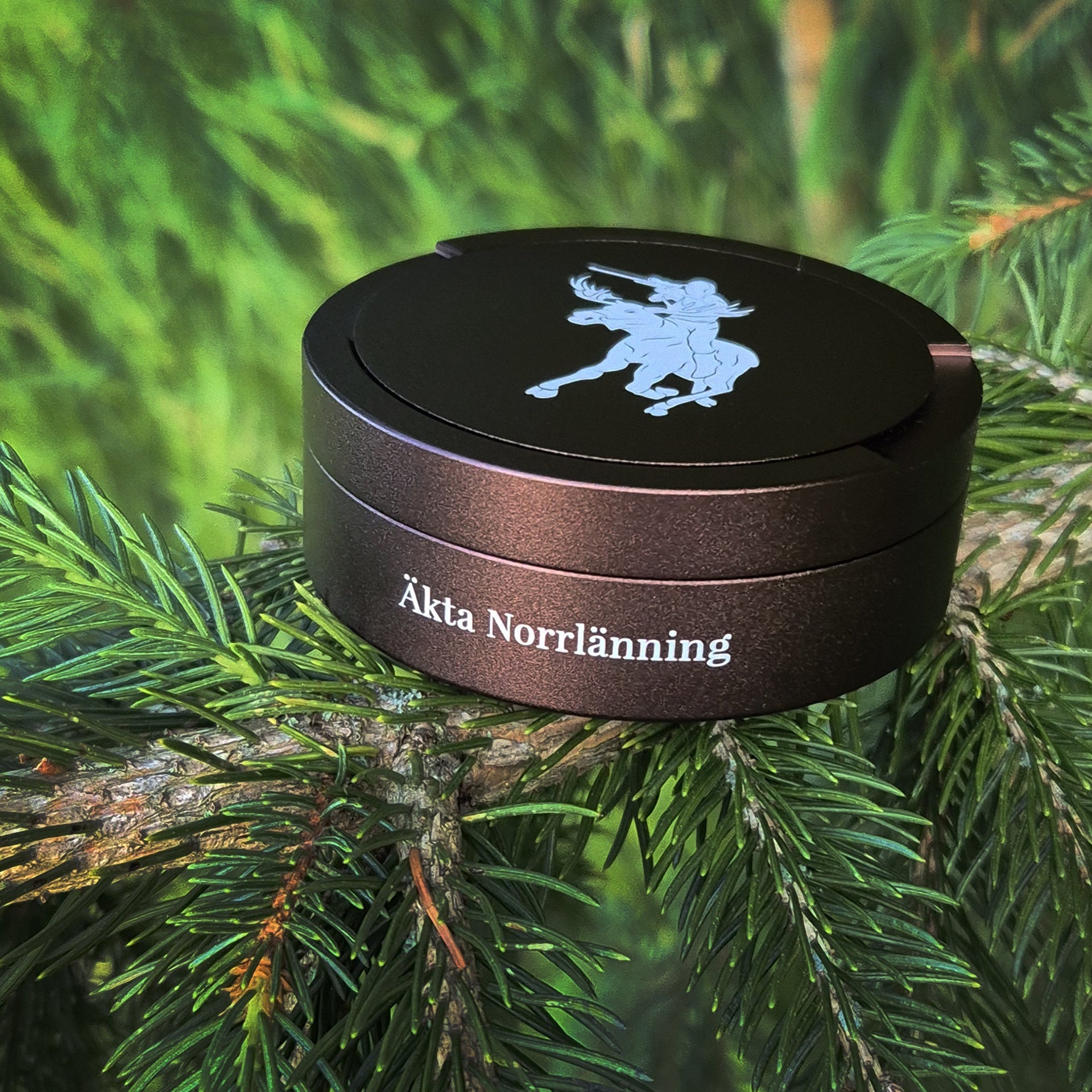 Äkta Norrlänning - Snusdosa Aluminium Metall