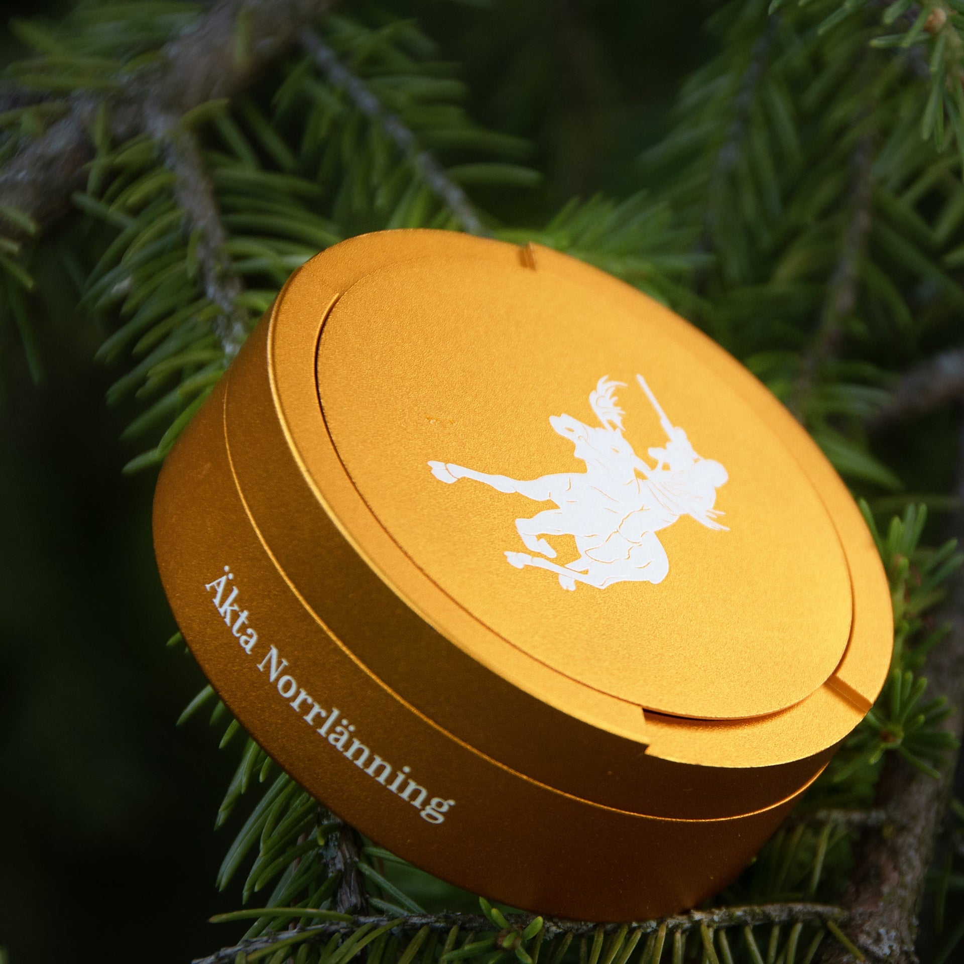 Äkta Norrlänning - Snusdosa Aluminium Metall