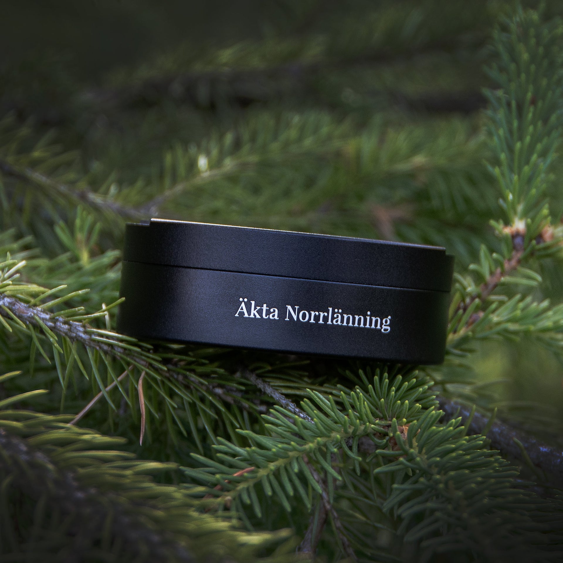 Äkta Norrlänning - Snusdosa Aluminium Metall