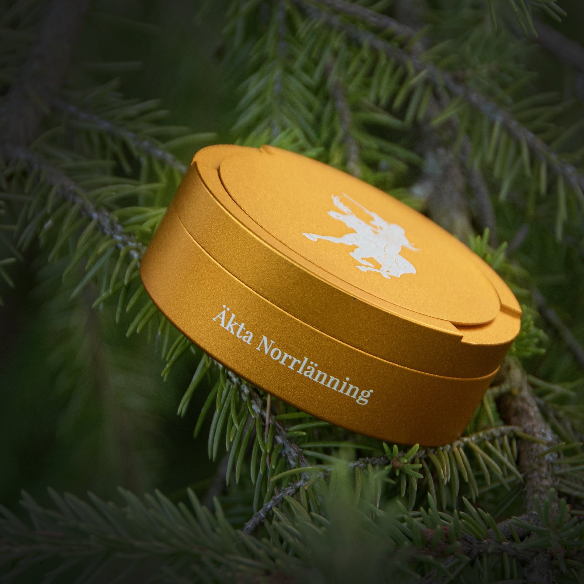 Äkta Norrlänning - Snusdosa Aluminium Metall