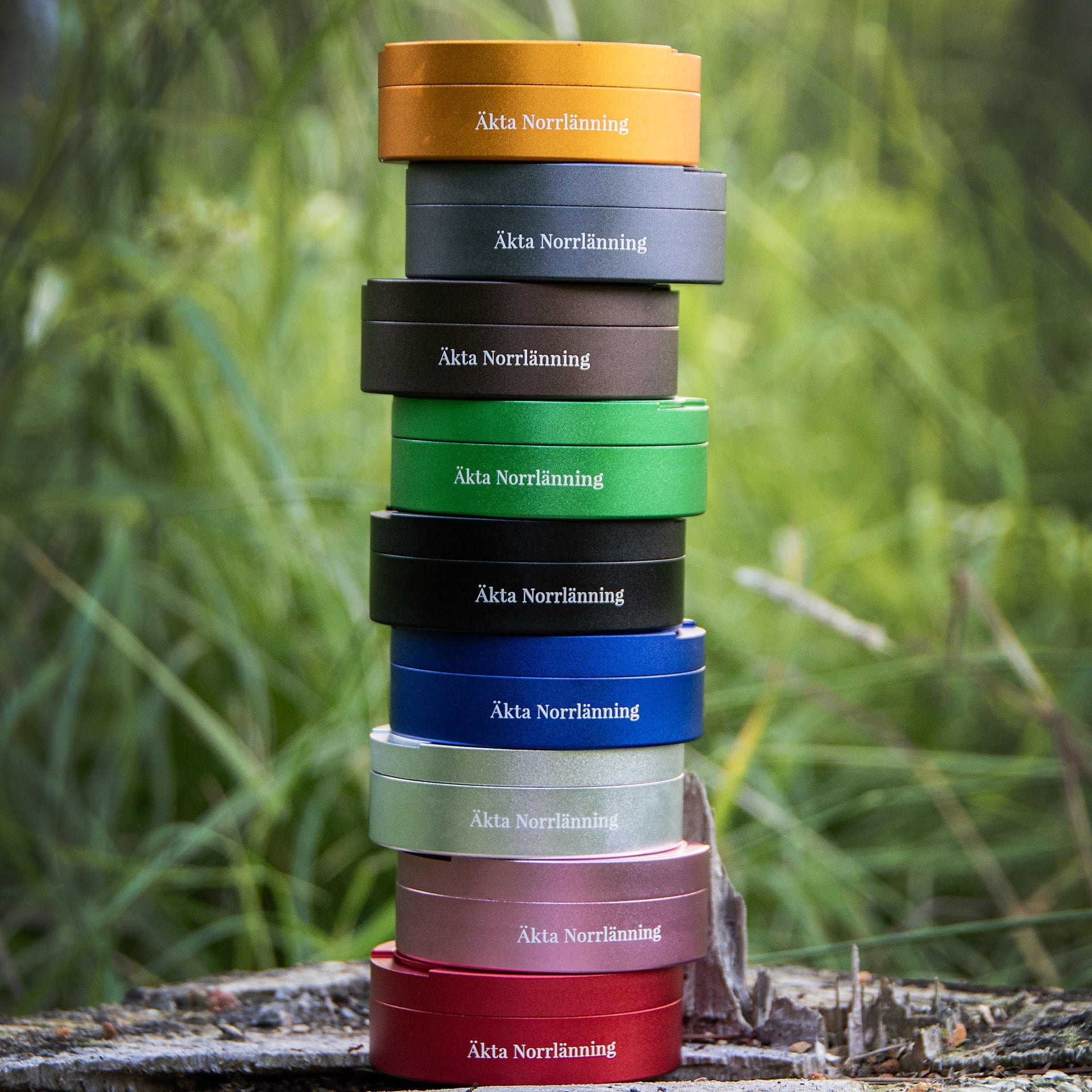 Äkta Norrlänning - Snusdosa Aluminium Metall